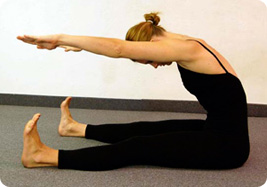 Picture of a mat exercise